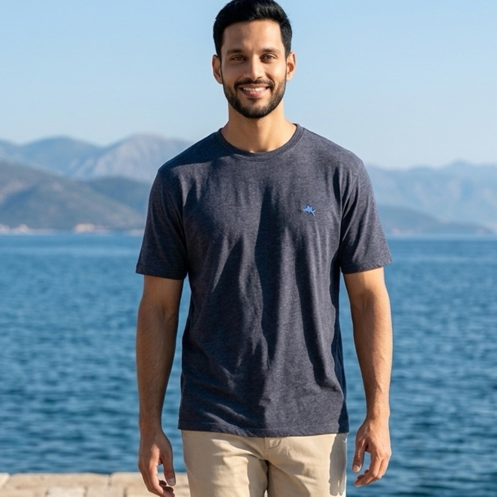 NWOT Joe Marlin Men’s Big & Tall Blue Short Sleeve Tee Shirt - Size 2XLT